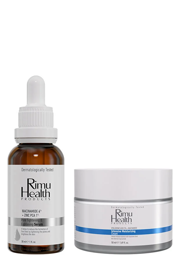 Rimu Health Products Siyah Nokta Karşıtı Ve Cilt Tonu Eşitleyici Yoğun Nemlendiricili Cilt Bakım Seti