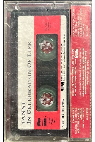 Plak Değildir Kaset Tir Kaset Yanni In Celebration Of Life Kase