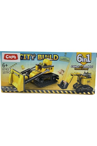 Lelebrother City Build İş Makinesi Seti Eğitici Blok Oyuncak No-2