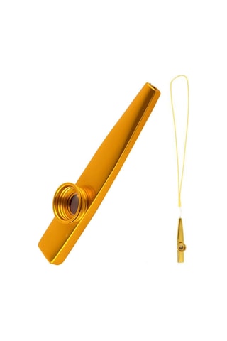 Mk-02y Metal Kazoo İp Askılı Alüminyum Alaşım Sarı