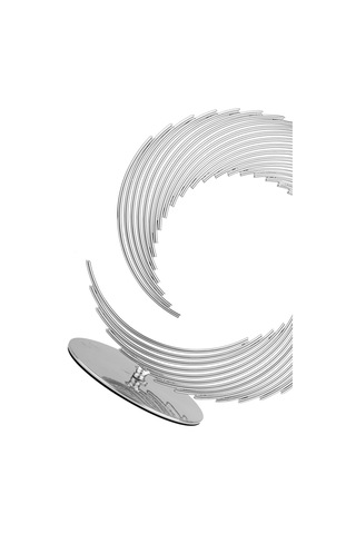 Begüsa Bakü Metal Aksesuar Biblo 25 Cm Krom