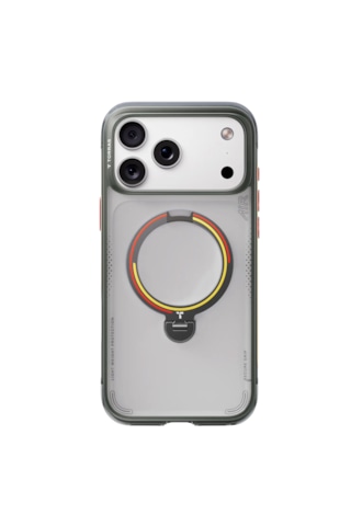 Torras Apple iPhone 17 Pro / 18 Pro Uyumlu Ostand Q3 Air World Cup Serisi Magsafe Kılıf Gri