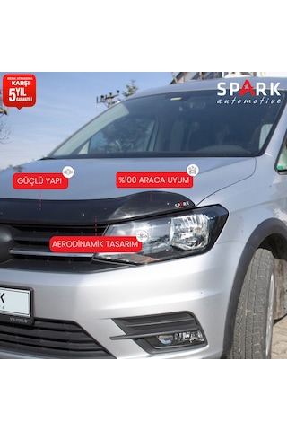 Volkswagen Caddy 2015-2020 Yıl Aralığı Uyumlu Kaput Rüzgarlığı 3mm