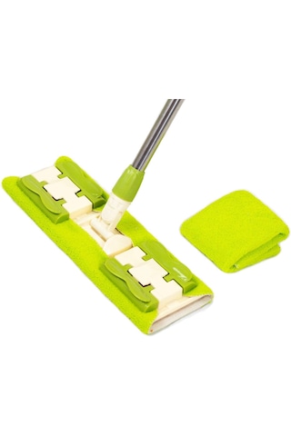 Sihirli Spin Mop Teleskopik Çok Amaçlı Mop +1 Bez Hediyeli - Mor 5332 0