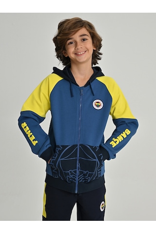 Fenerium Çocuk Trıbun Sarı Lacivert Sweat Fb Laci 24