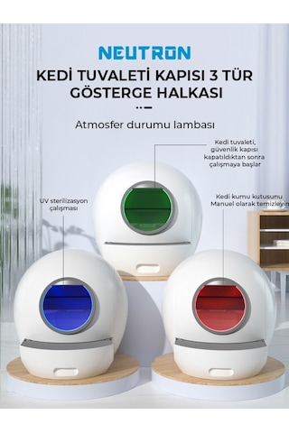 Neutron Akıllı Kedi Tuvaleti NTL-PW-06BW