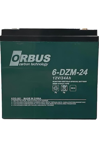 Orbus 12v 24ah Jel Akü