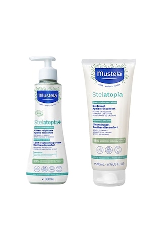 Mustela Stelatopia Lipit Yenileyici Krem 300ml+krem Şampuan 200ml