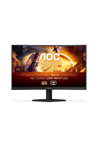 Aoc C27g4zxe 27" 280 Hz 0.3 Ms Adaptive-sync Curved Oyuncu Monitörü Ölü Pixel