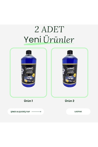 Antifrizli Oto Cam Suyu -10 Derece 2 Adet 1 Lt