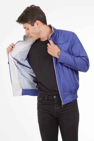 Sposo 1088 Su Itici Kumaş Regular Kalıp Indigo Erkek Yazlık Mont İndigo