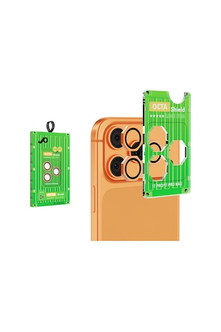 Apple Uyumlu iPhone 17 Pro Max Zore Cl-19 Kamera Lens Koruyucu Lacivert