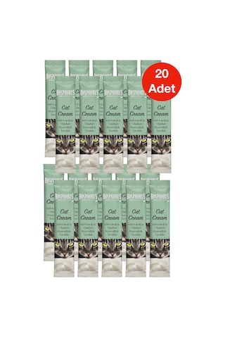 Kuzu Etli Ve Tavuklu Kedi Kreması 15 G X 20 Adet