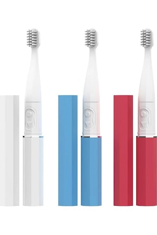 Dentindex Taşınabilir Sonik Diş Fırçası Sessiz, Yumuşak Başlıklı, Şarjlı, Dupont Kıllı, Seyahat Tipi Cep Diş Fırçası- Beyaz