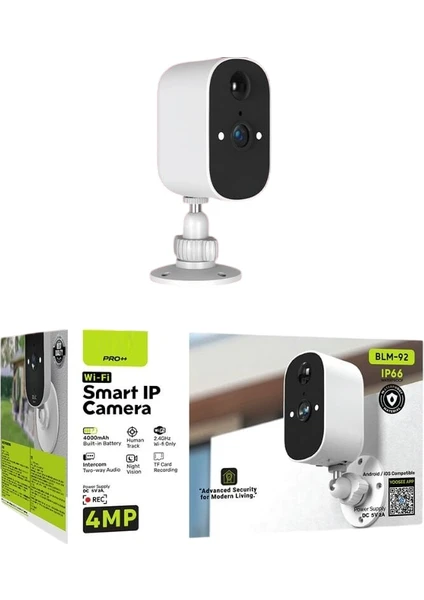 2.4g Wifi Bağlantılı 1080p, 4mp Full Hd Gece Görüşlü Ip Kamera