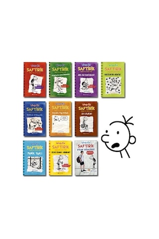 Saftirik Greg Serisi - 10 Kitaplık Set / Epsilon / Jeff Kinney