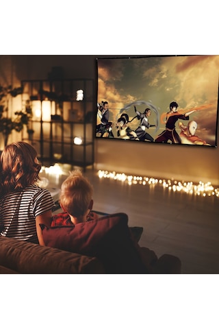 Yifomall "taşınabilir Katlanır Projeksiyon Perdesi - 100/120 İnç Ev Sineması Ve Toplantılar İçin"