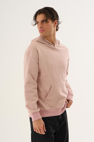 Alexandergardi Alexandergardı Kangru Cepli Kapişonlu Sweatshirt E23-00176 Pembe