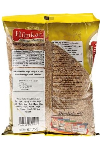Hünkar Esmer Çiğ Köftelik Bulgur 1 KG