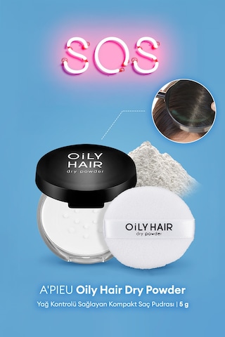 Yağ Kontrolü Sağlayan Kompakt Saç Pudrası A'pıeu Oily Hair Dry Powder