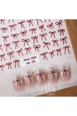 Flybuy 1 Adet 5d Japon Mini Yay Nail Art Etiketler Kawaii Moda Siyah Beyaz To4765