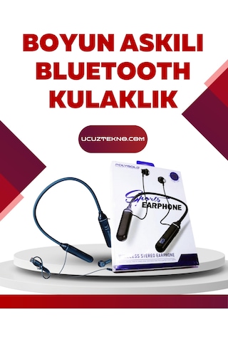 Polygold - 400 - Pg-100 Bluetooth Kulaklık Ergonomik Boyun Bantlı Tasarım, Net Ses - Dpmıx-hb - Ve Konfor