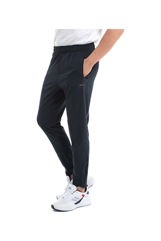 Slazenger GRIET Erkek Fermuar Cepli Dar Paça Koyu Gri Eşofman Altı