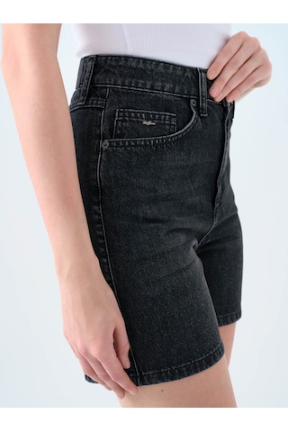 Loft Regular Fit Jean Antrasit Kadın Şort Lf2039980 Antrasit