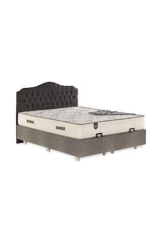 Çift Kişilik Basic Plus Baza 8 Mm Mdf +azra Sleepy Yatak + Prenses Seti Yatak Baza Başlık - 160 X 200 Cm 150x200
