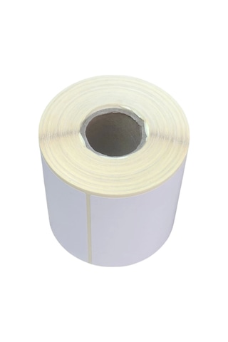 500 Sarımlı 100x100mm Termal Barkod Etiketi 1.kalite Hamur Rulo Kargo Etiketi Güçlü Yapışkanlı Zebra 1 Adet