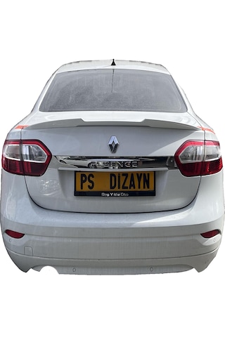 Renault Fluence 2010 - 2016 Plastik Boyasız Spoiler