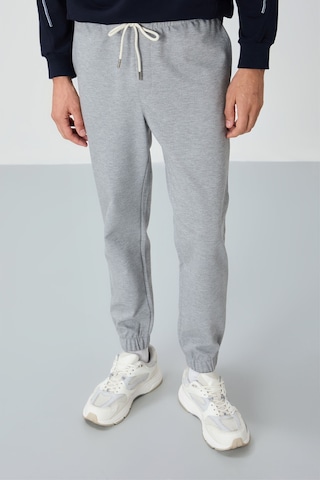 Tommy Life Gri Melanj Yüzeyi Dokulu Standart Fit Erkek Eşofman Alt - 82156 GB MELANJ