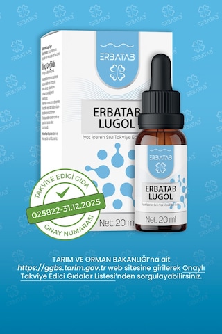 Erbatab Lugol İyot %2 20 ML