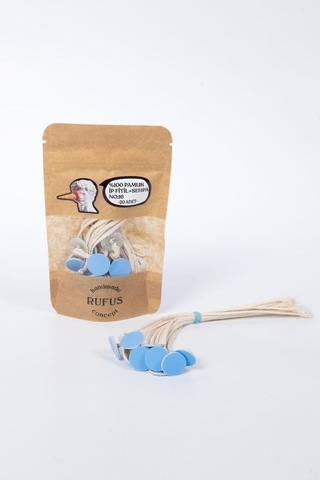 Rufus Concept Pamuk İp Fitil No:16 Ve Yapışkanlı Sehpa - 20 Adet 15cm Boy
