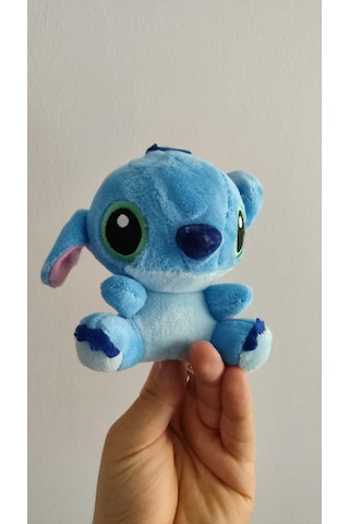 Stitch Peluş Anahtarlık Çanta Aksesuar Boyut:12cm Mavi
