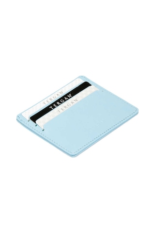 Tergan Mavi Deri Unisex Kredi Kartlık - S1kk00001050-m0k Mavi