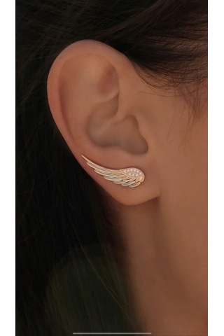 Luchi Jewellery Tırmanıcılar Gümüş Kanat Şekilli 228182049 Gümüş