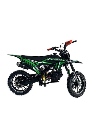 Enbest Çocuk Motosikleti Cross Model Yeşil-siyah-arr32