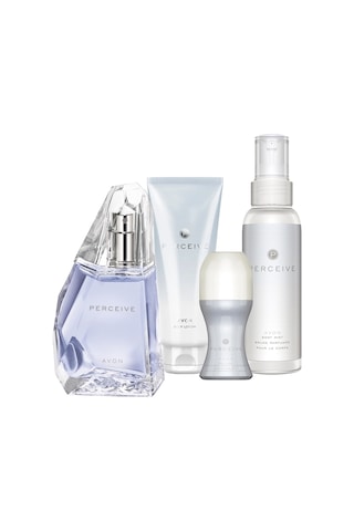 Avon Perceive Kadın Parfüm Losyon Roll-on ve Vücut Spreyi Seti