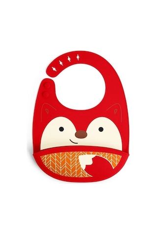 Skip Hop Zoo Silikon Önlük Tilki Skip Hop