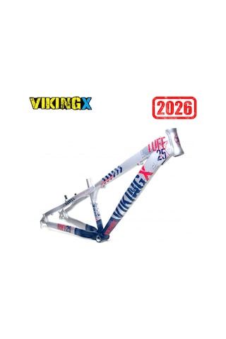 Vikingx Tuff X-25 Dirt Jump Aliminyum Kadro Mavi-gümüş Pt877