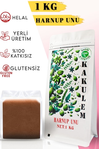 Kakulem Glutensiz Keçiboynuzu Tozu Unu Harnup 1 KG