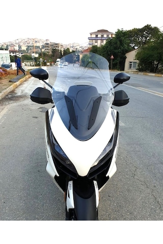 Motocam Zontes Zt 250 T-e Ön Cam 2023-2026 Model 73cm Şeffaf Renkli 4mm