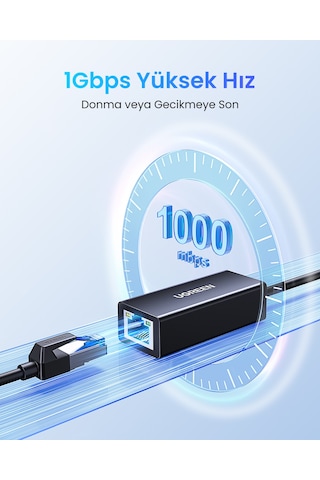 Ugreen Usb 3.0/1000mbps Rj45 Ethernet Adaptörü, 20256