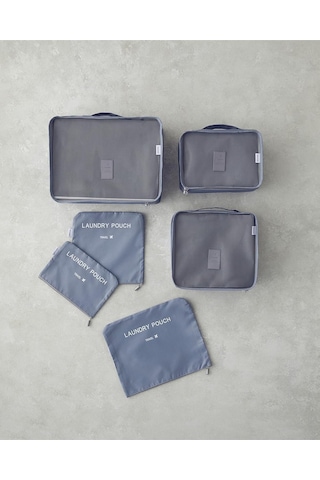 English Home Blare 6'li Organizer Set Gri Diğer