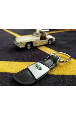 Land Rover Logo Deri Metal Anahtarlık Ürün