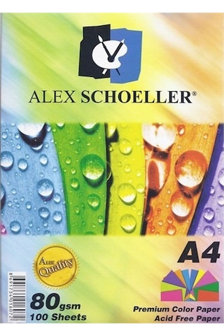 Alex Schoeller Fotokopi Kağıdı A4 Renkli Krş. 50 Li Alx-621