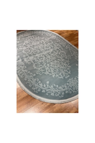 Albero 3428b 160x230 Oval Mavi Halı