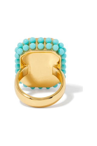 Emerald Cocktail Ring Kadın Yüzük 2x2x2.5 Cm Turuncu