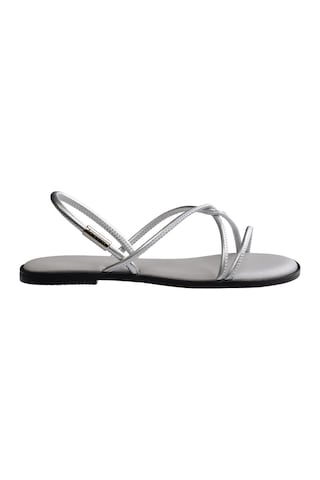 Havaianas Una Manga Kadın Gümüş Renkli Sandalet-15704 Gri